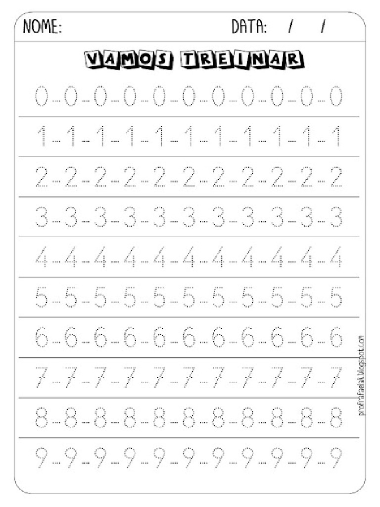 Atividade Para Imprimir Matemática 1ano Pdf