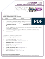 GRAMMAR PEDRO BC Gs - Question - Tags - Exercises