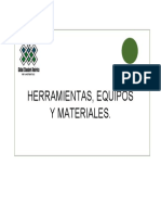 HERRAMIENTAS Y EQUIPOS