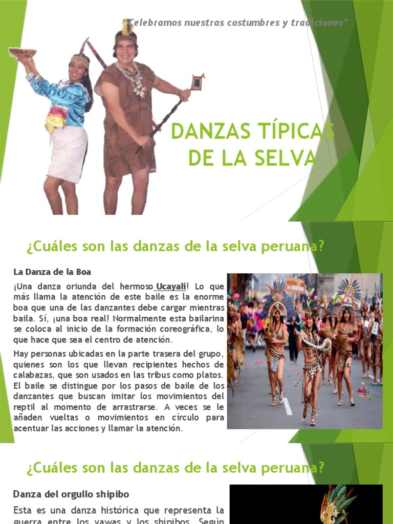 Danzas Típicas de La Selva Exp 9 Sem 1 | PDF
