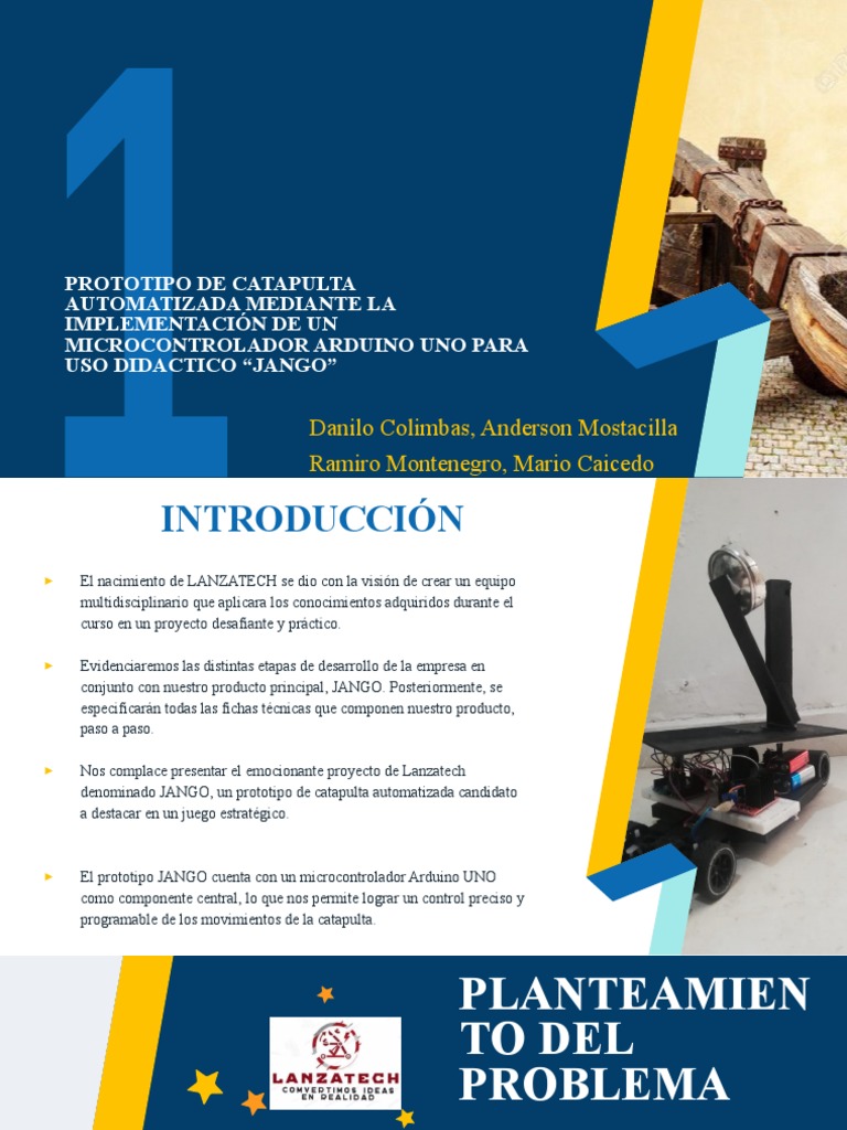 CATAPULTECH-Catapulta Accionada Remotamente (Arduino) | PDF | Arduino ...