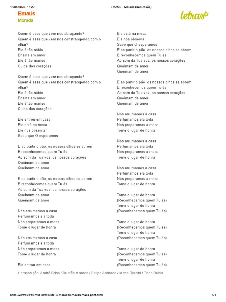 EMAÚS - Morada (Impressão) | PDF