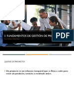 Unidad 2. Fundamentos de Gestion de Proyectos