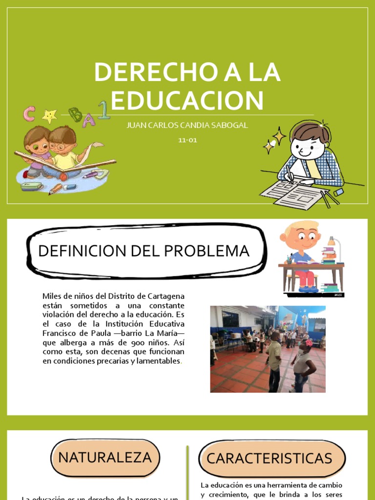 Derecho A La Educacion | PDF | Educación de la primera infancia ...