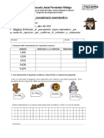 Guia de Pensamiento Matemático Redondeo