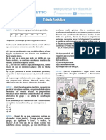 Exercícios Tabela Periódica 2023