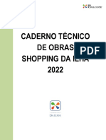 Caderno Técnico de Obras Shopping Da Ilha