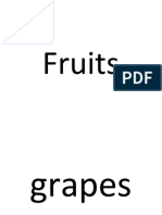 Flash Cards - Fruits 2