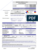 SDS Aceite