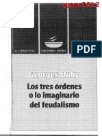 DUBY, GEORGES - Los Tres Órdenes o Lo Imaginario Del Feudalismo (OCR) (Por Ganz1912)