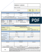 Formulario de Permisos y Licencias 2023