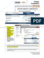 0304-03511 Auditoria Operativa Y Administrativa: Módulo I