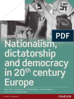 Edexcel ASA Level History, Paper 1&2 Nationalism, Dictatorship and Democracy in 20th Century Europe Student Book