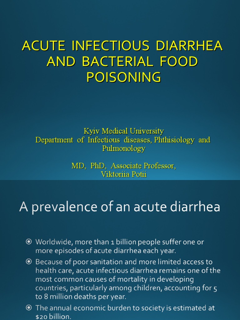 Bacterial Food Poisoning PDF
