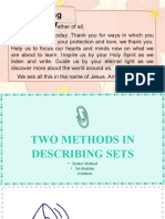 LAS 3 - Describing Sets