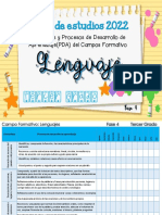 3° Contenidos y Procesos de Desarrollo de Aprendizaje Del Campo Formativo Lenguajes