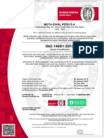 Certificado Mota Iso 14k - Onac - Ukas A4 Web