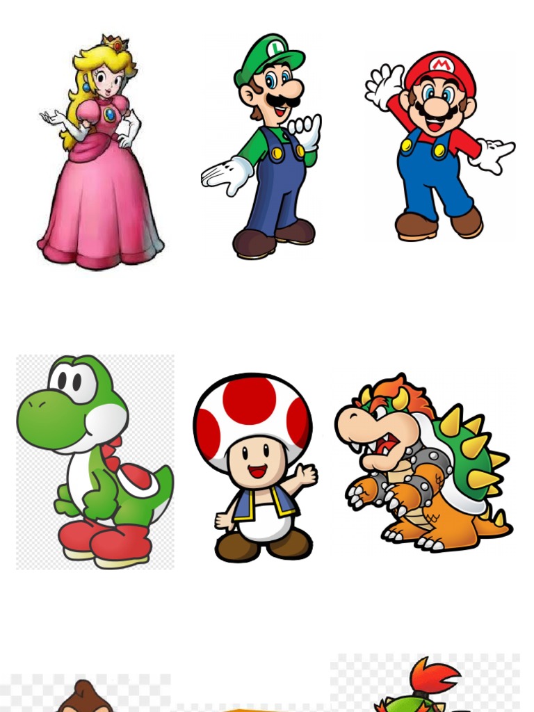 Mario Bros Hair Color