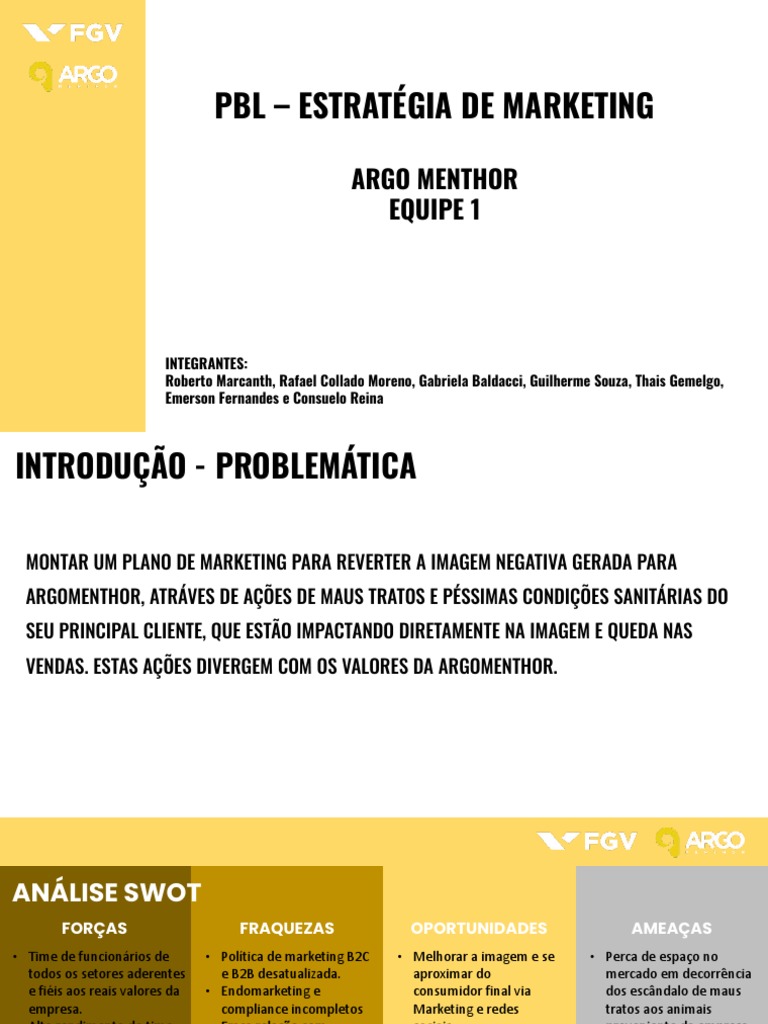Estratégia de Marketing V2 | PDF | Marketing | Análise SWOT