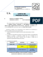 Carta de Presentacion Huahua