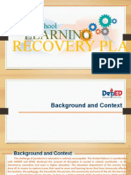 Learning Recovery Plan