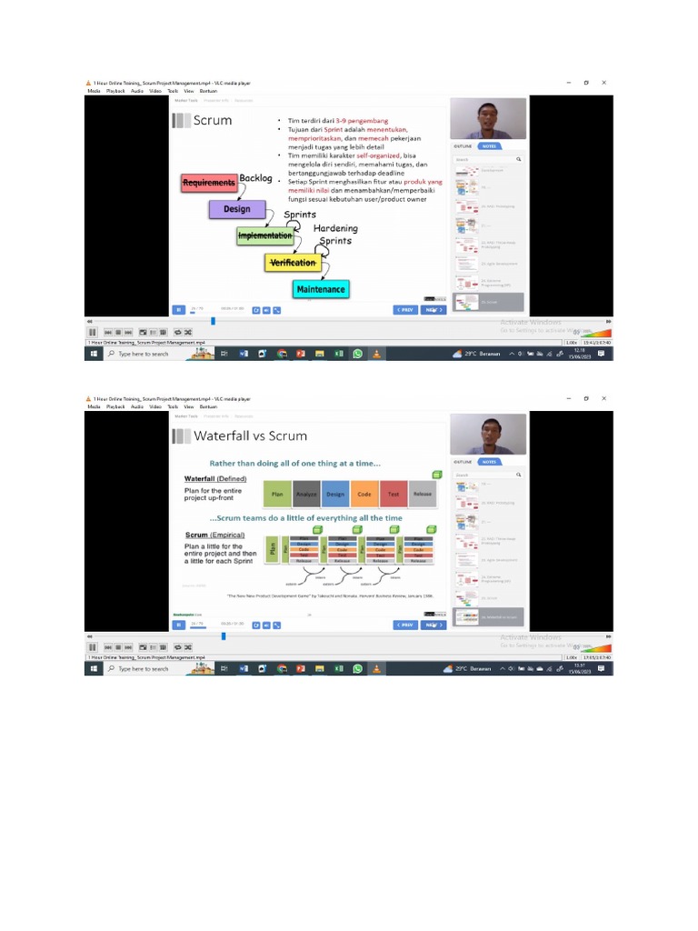 PrintScreen VIDEO Agile & SCRUM PDF