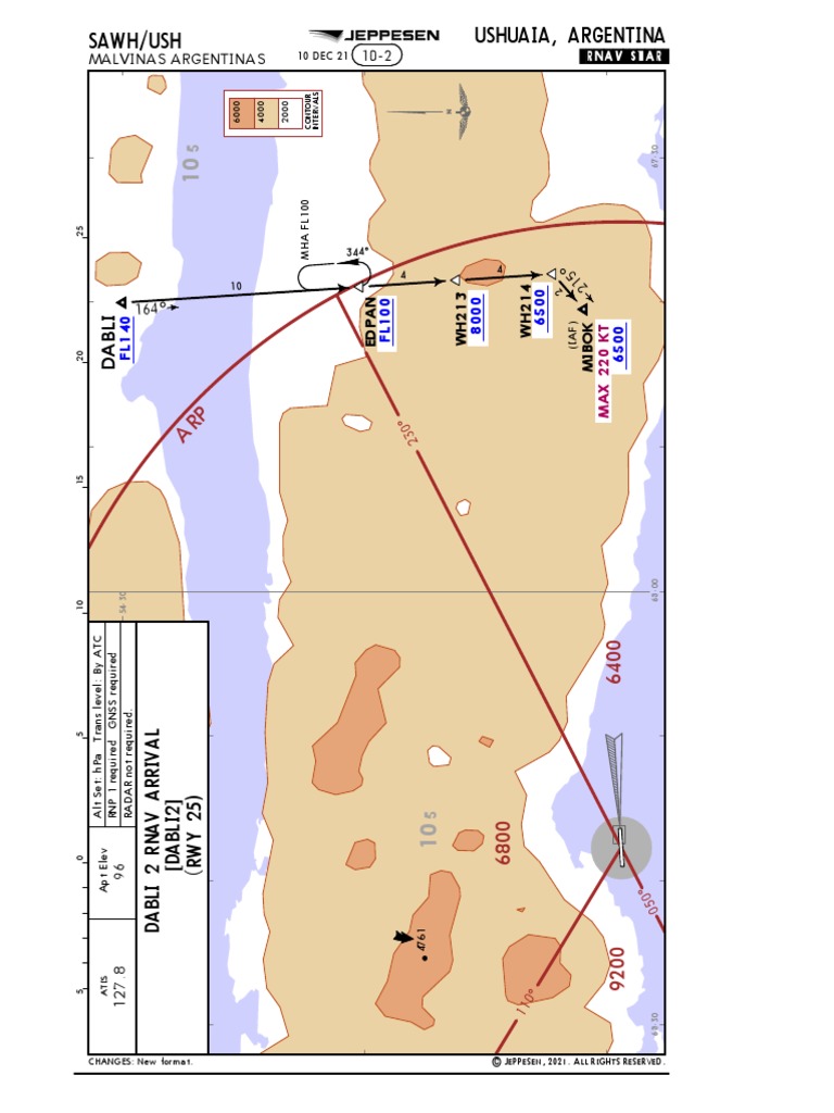 RNAV Arrivals and Departures at SAWH | PDF