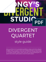 Divergent Quartet Style Guide