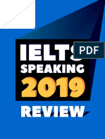 Ielts Speaking Review 2019