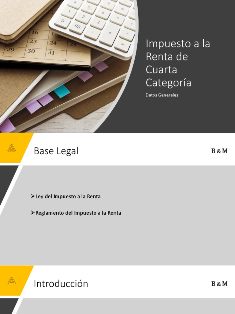 Impuesto a la Renta de Cuarta Categoría | PDF | Impuesto sobre la renta ...