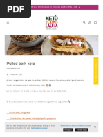 Pork Pulled Keto | PDF | Taco | Cocina occidental
