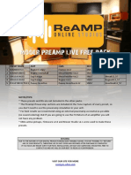 REAMPOS Mooer Preamp Live FREE Pack Infosheet