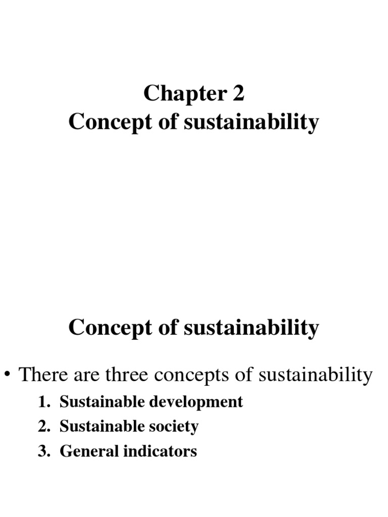 Chapter 2 Sustainability Pdf Sustainability Resource