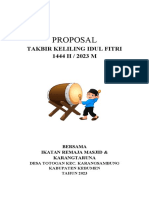 Proposal Pawai Obor Keliling Totogan 22 April 2023