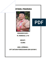 Artikel Pramuka M.mansur