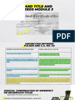 Land Title and Deeds Module 3