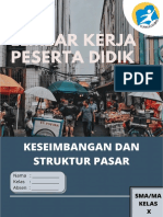 LKPD Keseimbangan Dan Struktur Pasar Untuk SMA - MA Kelas X