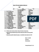 Jadwal Petugas Mading SMP