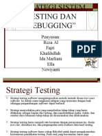 STRATEGI SISTEM TESTING DAN DEBUGGING PP