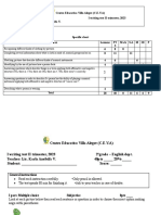 I Test II Trimester 2023 C.E.V.A (2°grade)