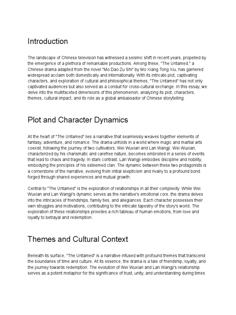 The Untamed A Cultural Odyssey Through Chinese Television PDF(00)