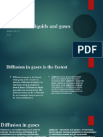 Diffusion in Liquids and Gases