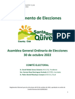 SRQ Reglamento de Elecciones 2022