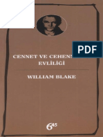 William Blake - Cennet Ve Cehennemin Evliliği