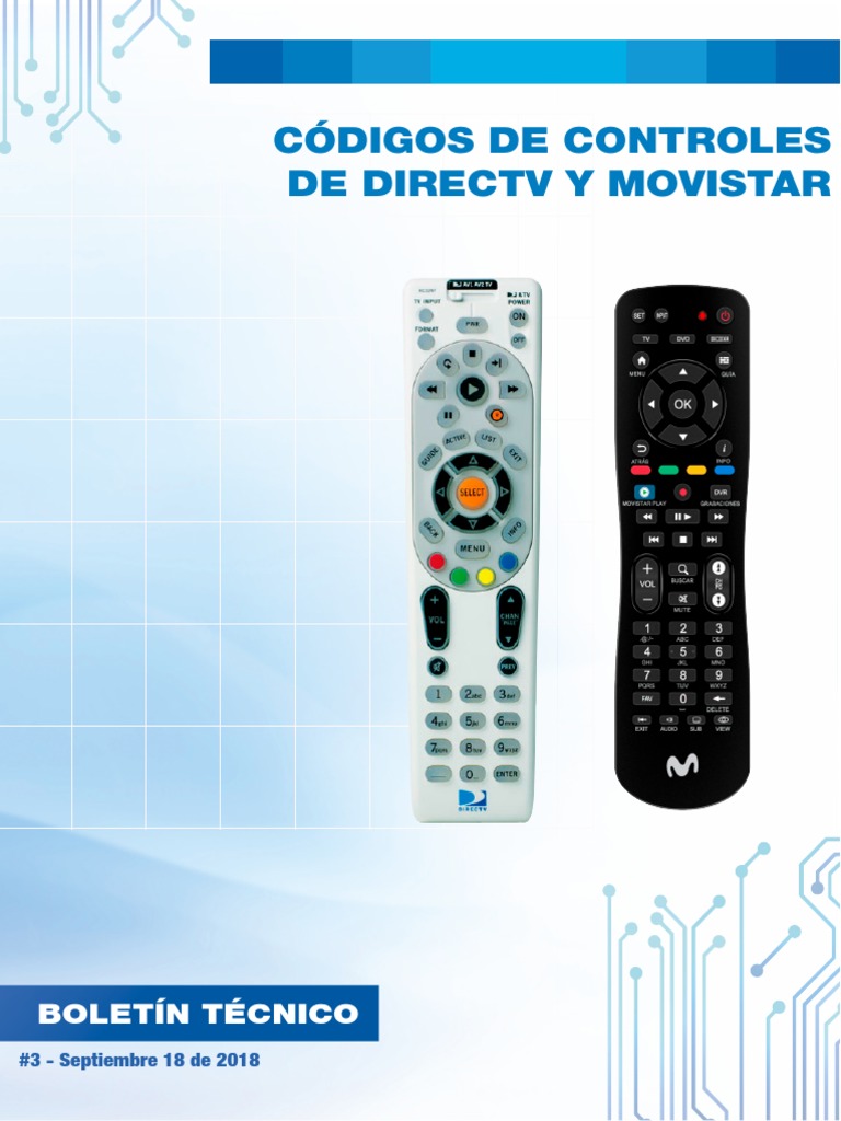 Códigos para Controles Universales TV | PDF | Televisión | Ciencias de ...