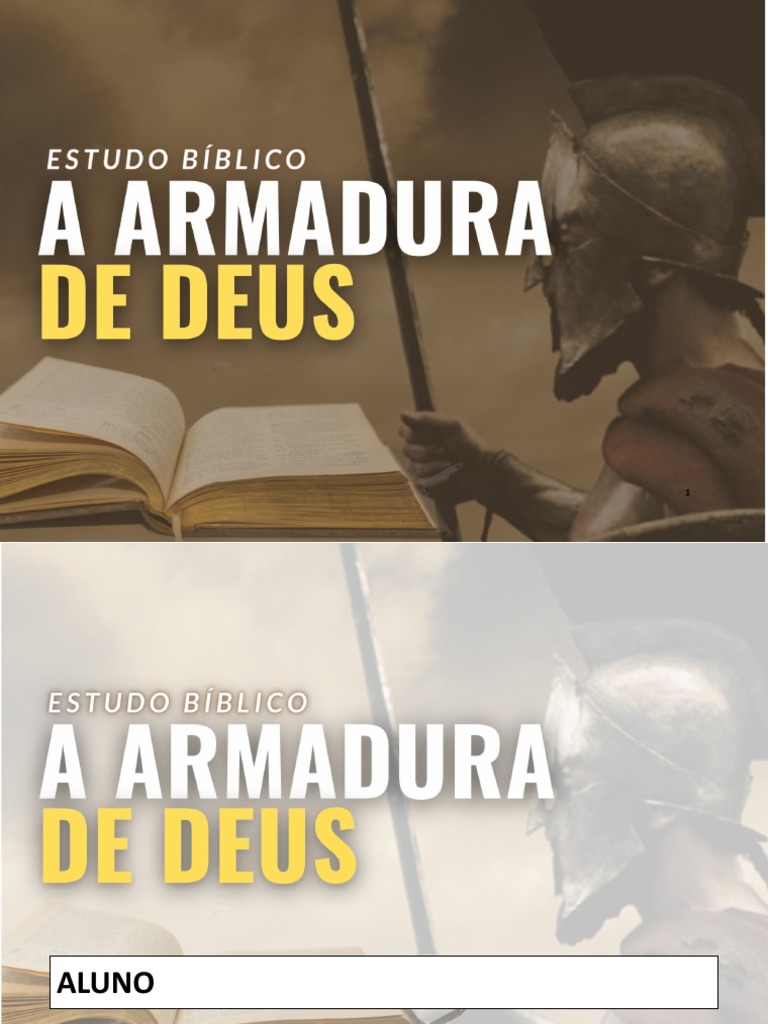 Estudo Bíblico - Armadura de Deus | PDF | Fé | Apóstolo Paulo