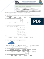 6to de Primaria Olimpiadas Matematica