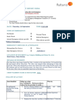 Emergency Incident Report Form