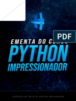 Ementa Python Impressionador
