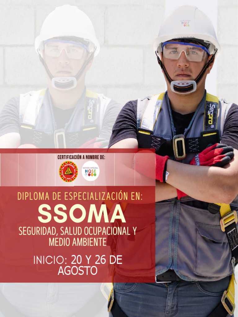Diploma Ssoma Agosto 2023 | PDF | Seguridad y salud ocupacional | Business